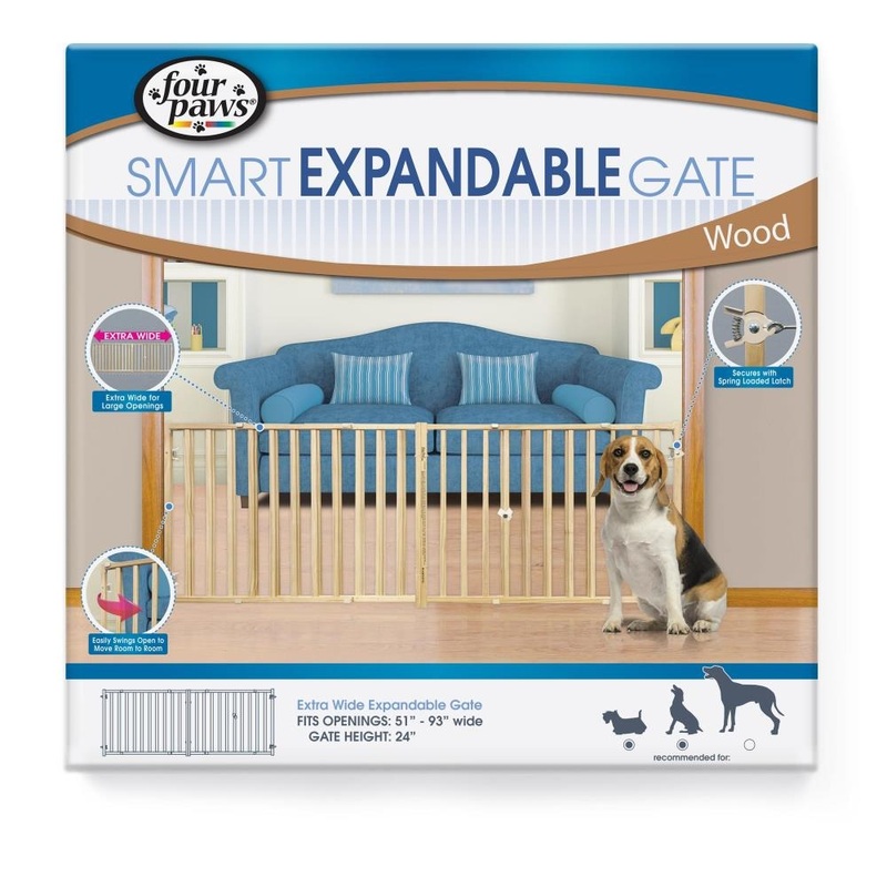 Four Paws Extra Wide Expandable Dog Gate