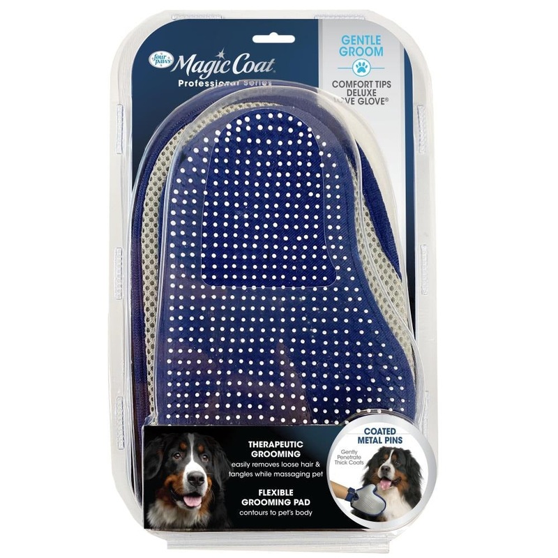 Four Paws Magic Coat Comfort Tips Deluxe Love Dog Grooming Glove