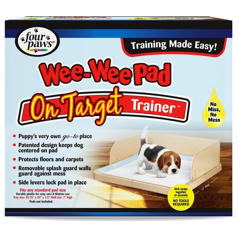 Four Paws Wee-Wee Pad On Target Trainer Pee Pad Tray