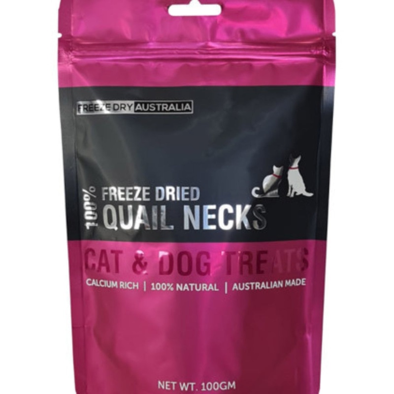 Freeze Dried Quail Necks