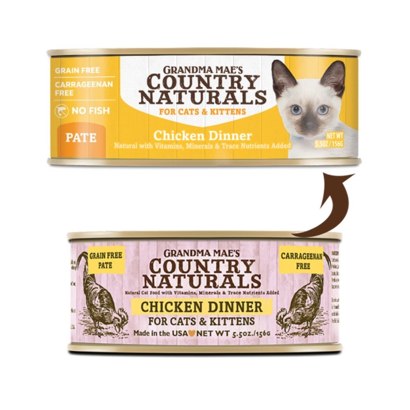 Grandma Mae's Chicken Dinner Wet Cat Food 5.5oz