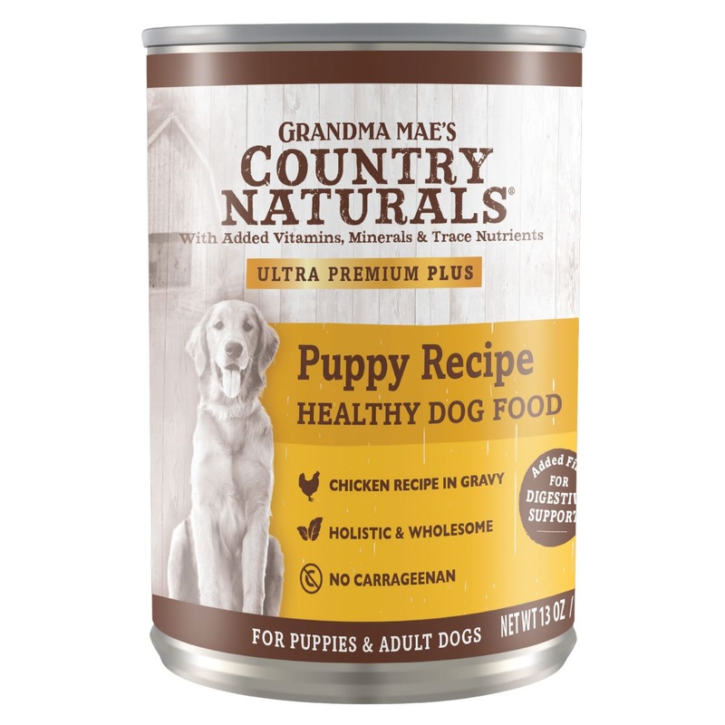 Grandma Mae's Puppy Pate Chicken Wet Dog Food 13oz