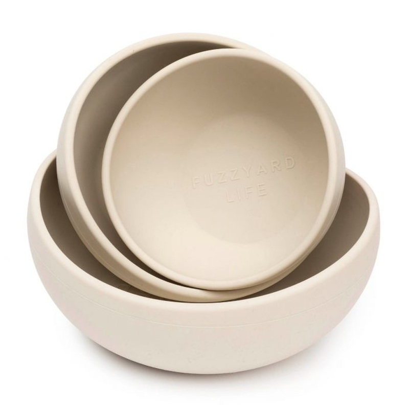 FuzzYard Life Silicone Bowl - Sandstone