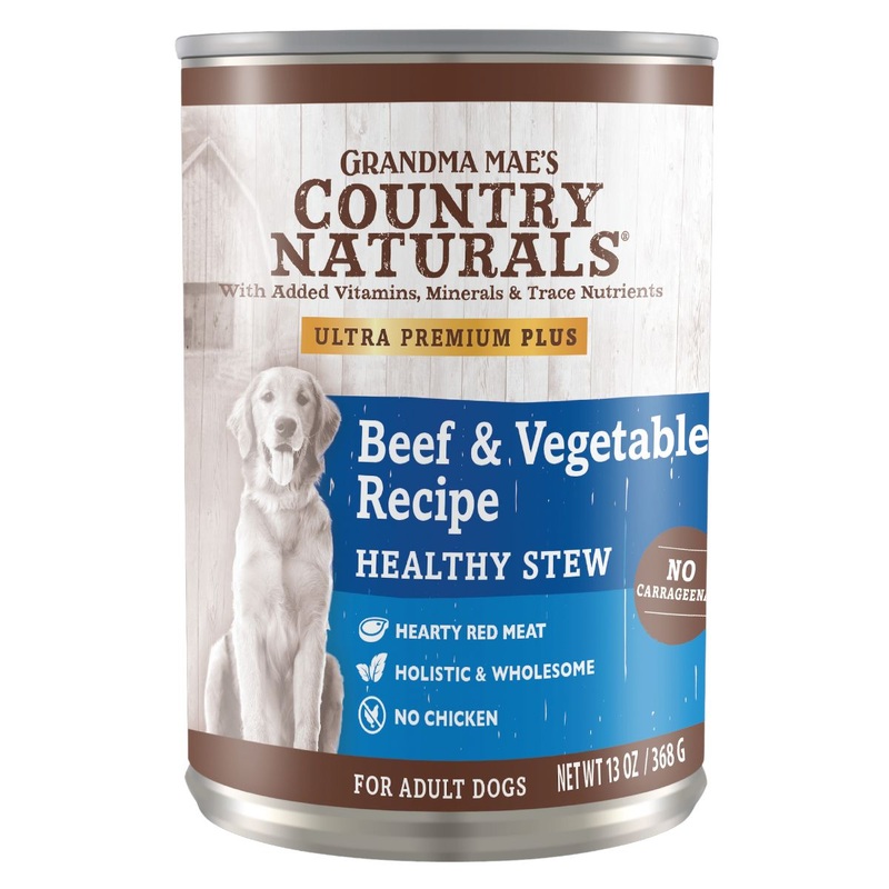 Grandma Mae's Beef & Vegetable Wet Dog Food 13oz