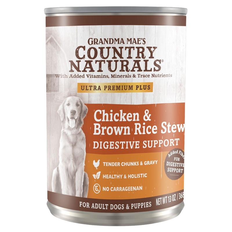 Grandma Mae's Chicken & Brown Rice Stew Wet Dog Food 13oz