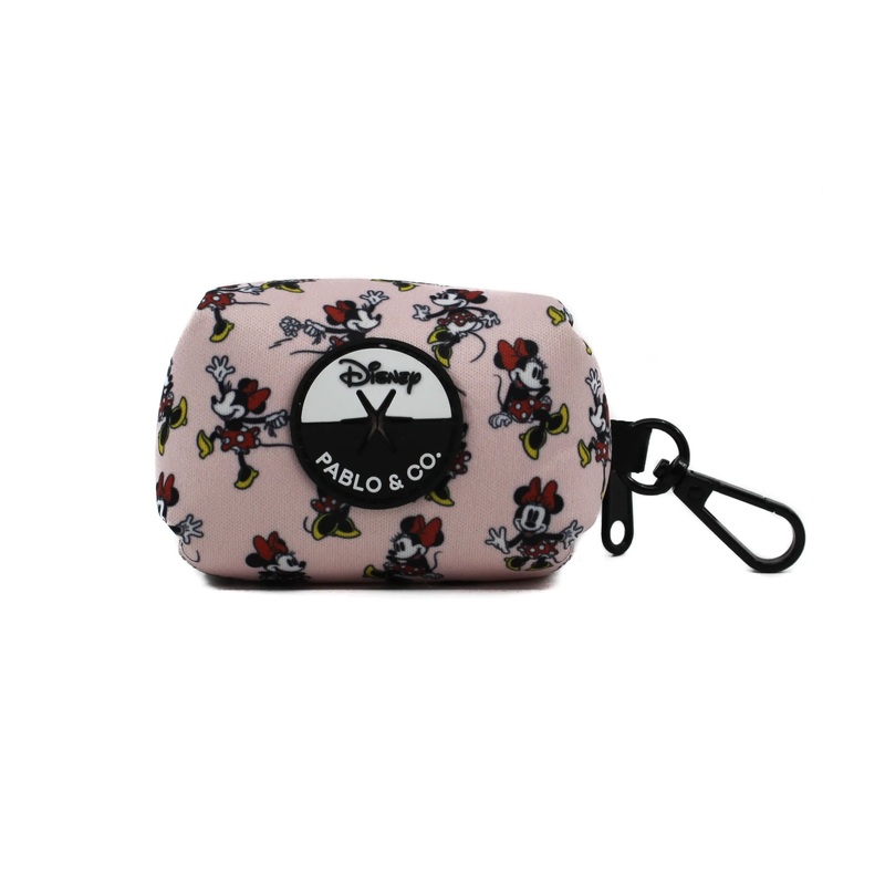 Pablo & Co Poop Bag Holder Minnie Mouse & Flowers