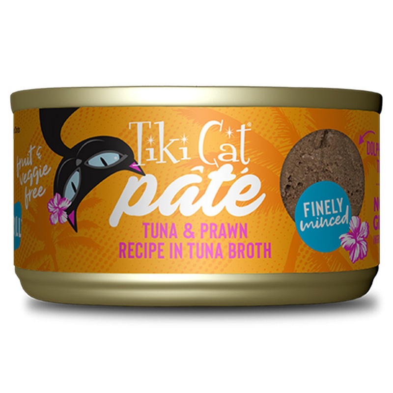 Tiki Cat Grill Tuna & Prawn in Broth Cat Food 2.8oz
