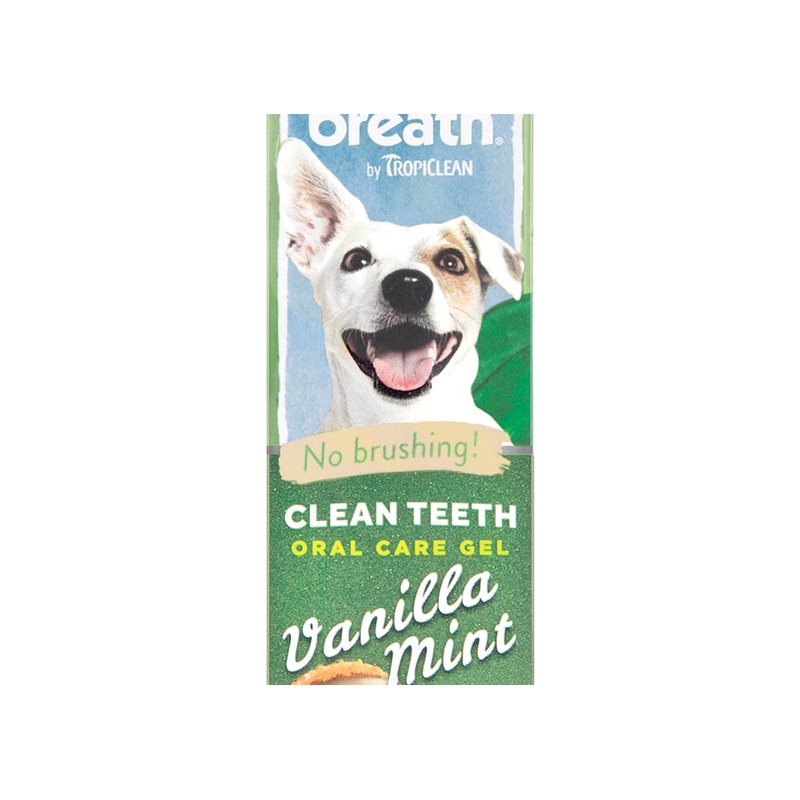 Tropiclean Fresh Breath Vanilla Mint Teeth Gel