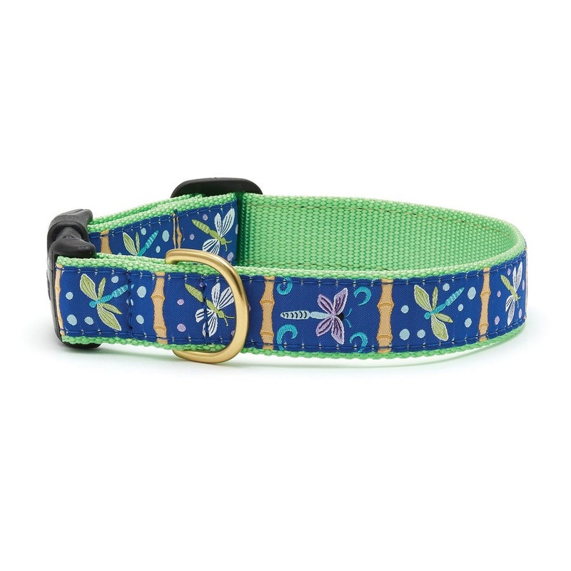 Up Country Dragonfly Dog Collar Medium