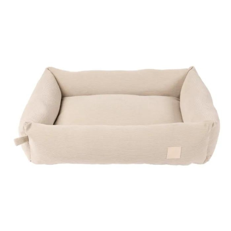 FuzzYard Life Bed - Corduroy Bed for Dogs - Sandstone Medium