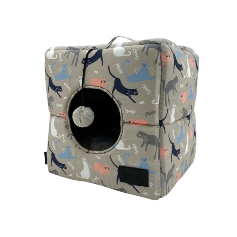 La Doggie Vita - Foldable Cat Cube Bed Catisse