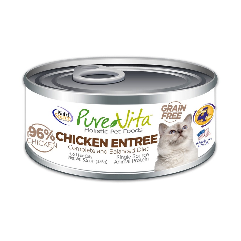 PureVita Chicken Entree Wet Cat Food 5.5oz