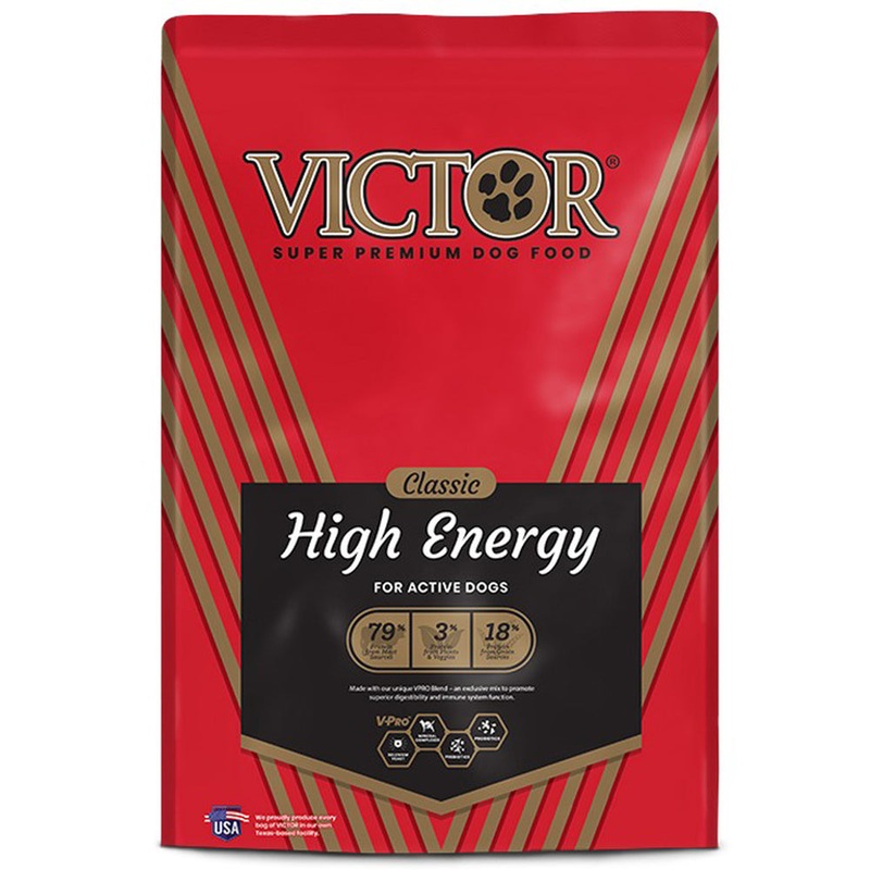 Victor Classic High Energy Active Dig Dry Dog Food - Beef & Chicken - 50lb Bag