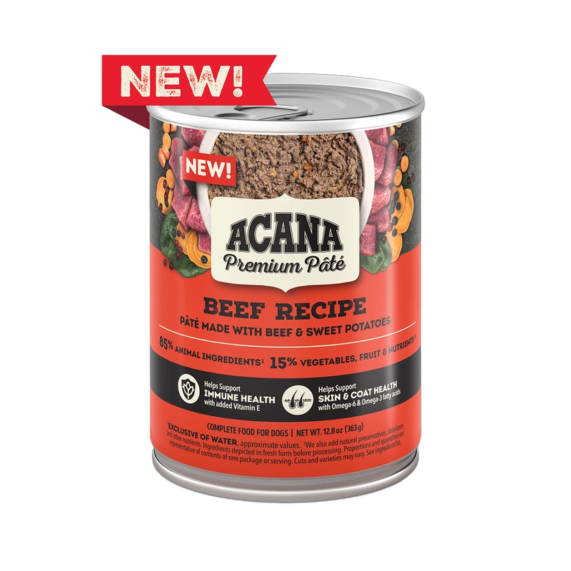 Acana Premium Pt Wet Dog Food - Beef - 12.5oz Can