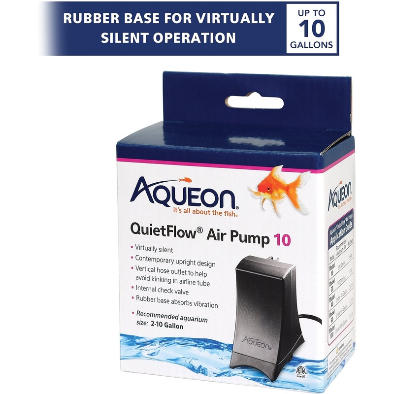 Aqueon Quiet Flow 10 Aquarium Air Pump
