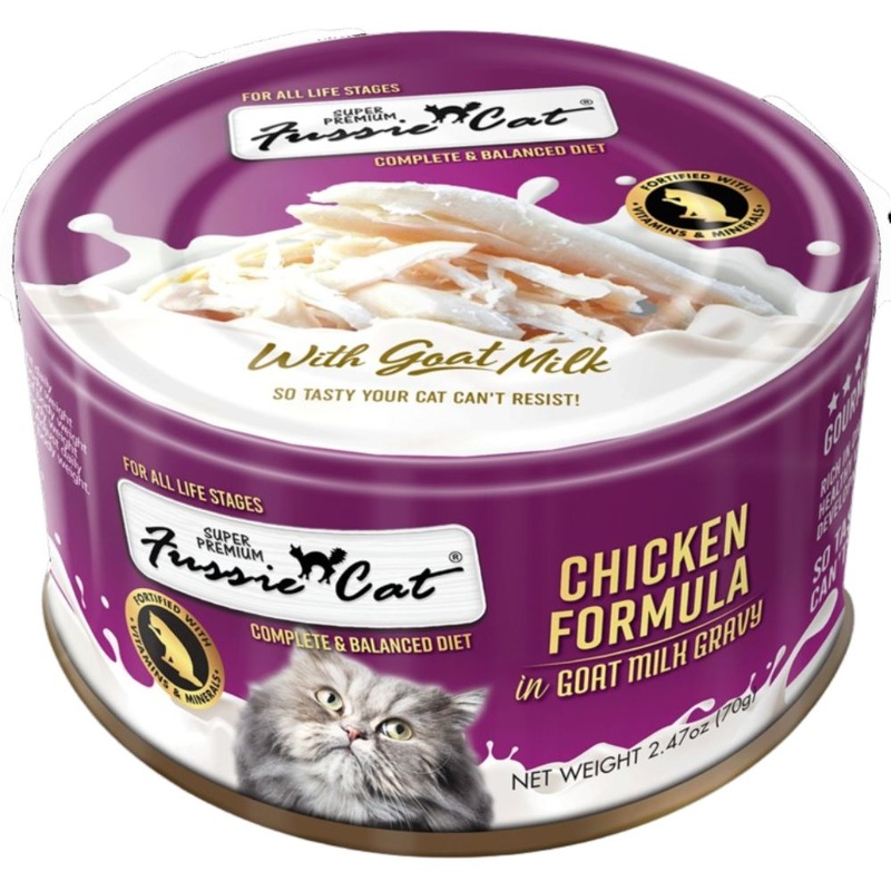 Fussie Super Premium With Goat Milk Gravy Wet Cat Food - Chicken  - 2.47oz Can