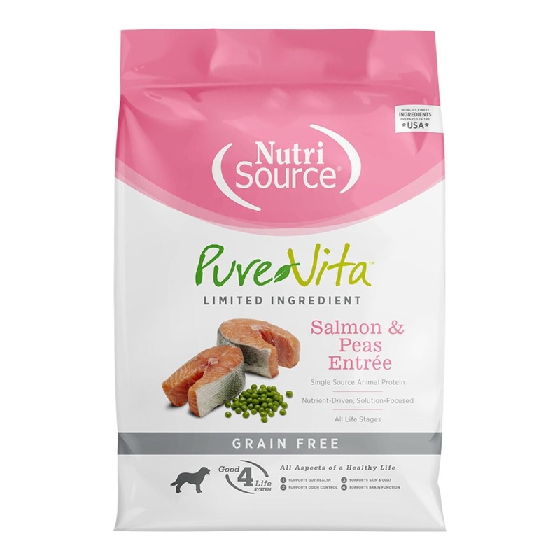 PureVita Grain Free Salmon & Peas Grain Free Limited Ingredient Dog Food 12lb