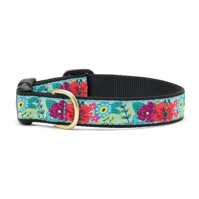 Up Country Flower Story Dog Collar X-Large 18"-24"/1"