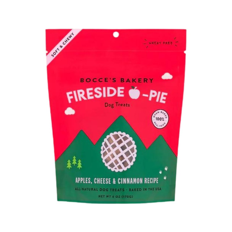Bocce's Bakery Fireside Apple Pie Soft & Chewy Treats for Dogs 6oz
