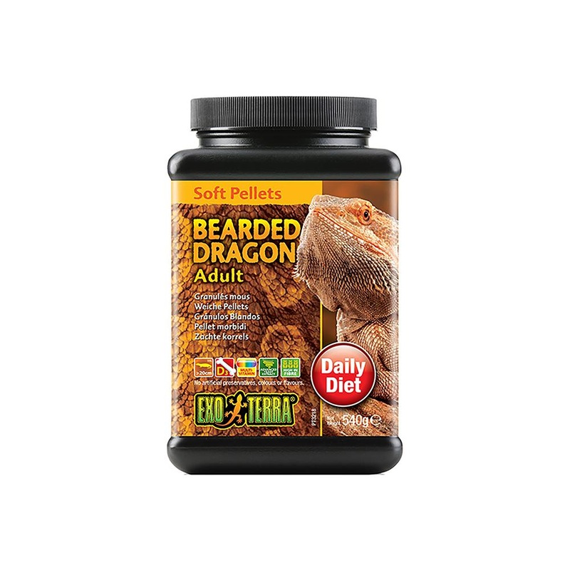 Exo Terra Bearded Dragon Soft Pellets - Adult