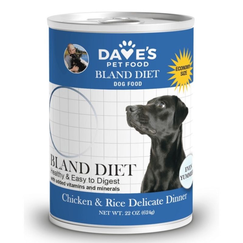Dave's Pet Food Restricted Diet Wet Dog Food - Bland Chicken & Rice - 22oz Can