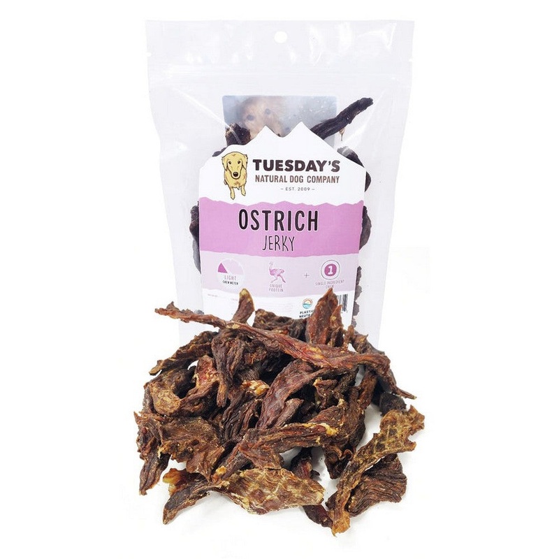 Natural Dog Company Ostrich Jerky 4oz