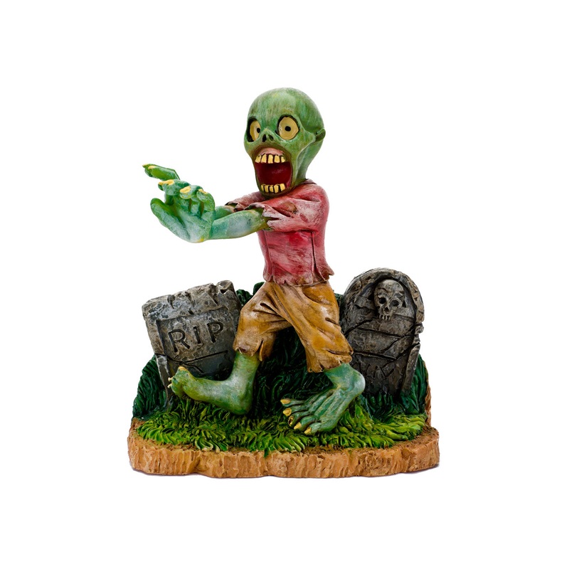 Penn Plax The Swimming Dead Zombie Walking Through Tombstones