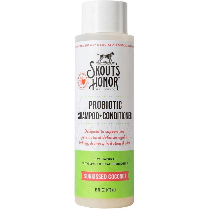 Skout's Honor Probiotic Shampoo & Conditioner Coconut 16oz