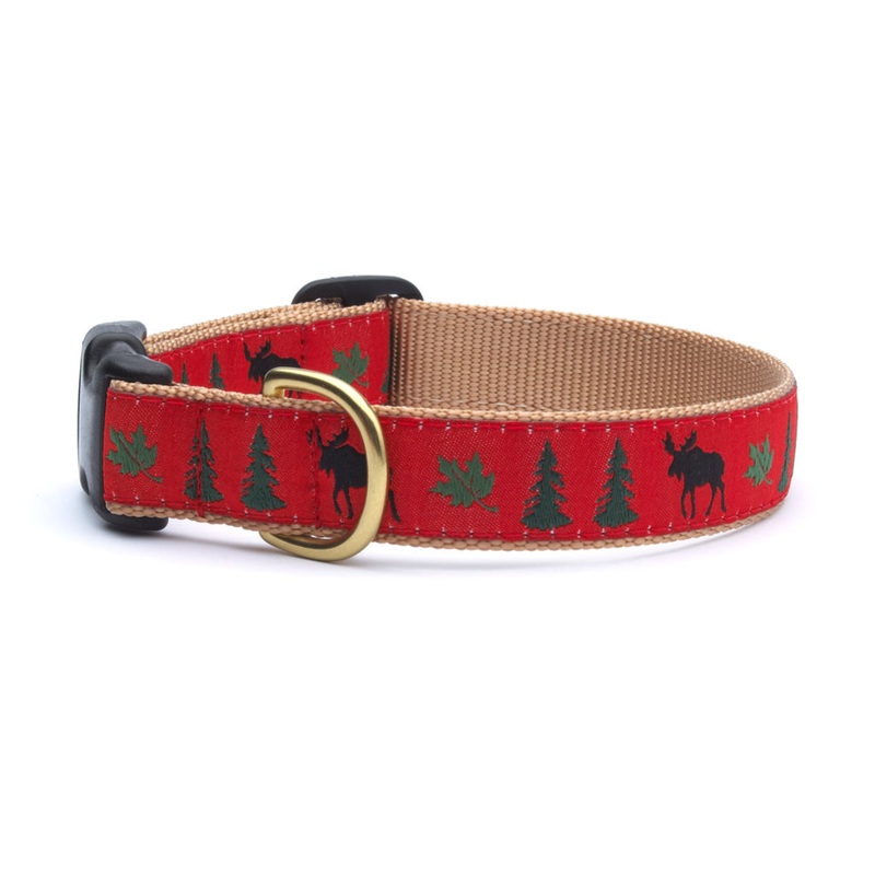 Up Country Moose Dog Collar Small (9"-15") 5/8"