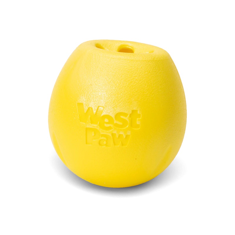 West Paw Rumbl Dandelion Treat-Dispensing Toy for Dogs, Large