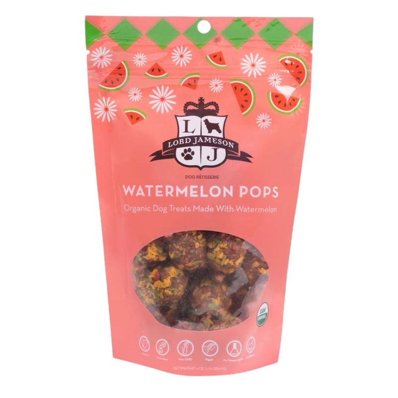 Lord Jameson Watermelon Pops Organic Dog Treats 6oz