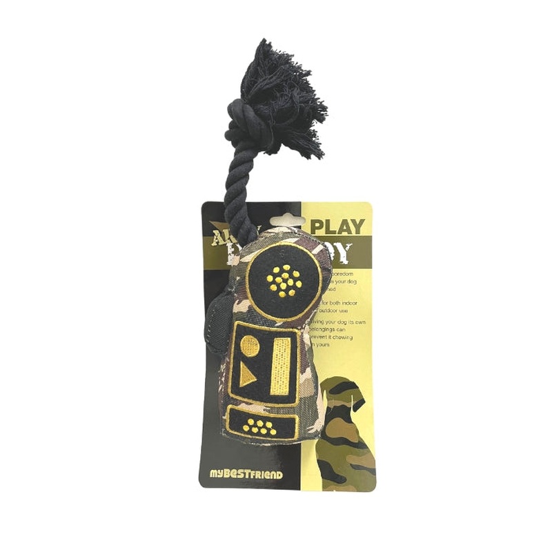 MyBestFriend Army Radio Dog Toy