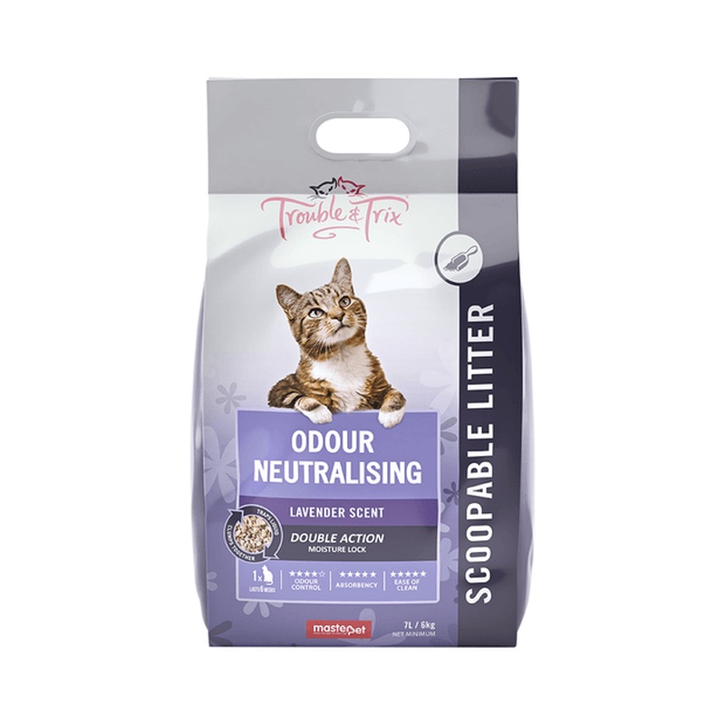 T&T Odour Neut Litter Scoopable Lavender