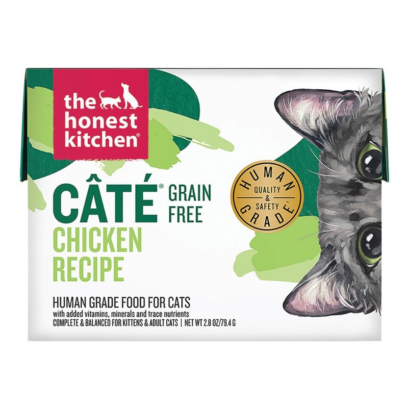 The Honest Kitchen Grain Free Wet Cat Food - Cat Chicken - 2.8oz Tetra Pak