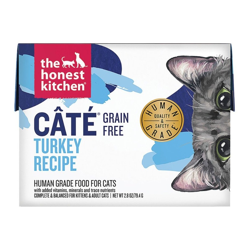 The Honest Kitchen Grain Free Wet Cat Food - Cat Turkey -  2.8oz Tetra Pak