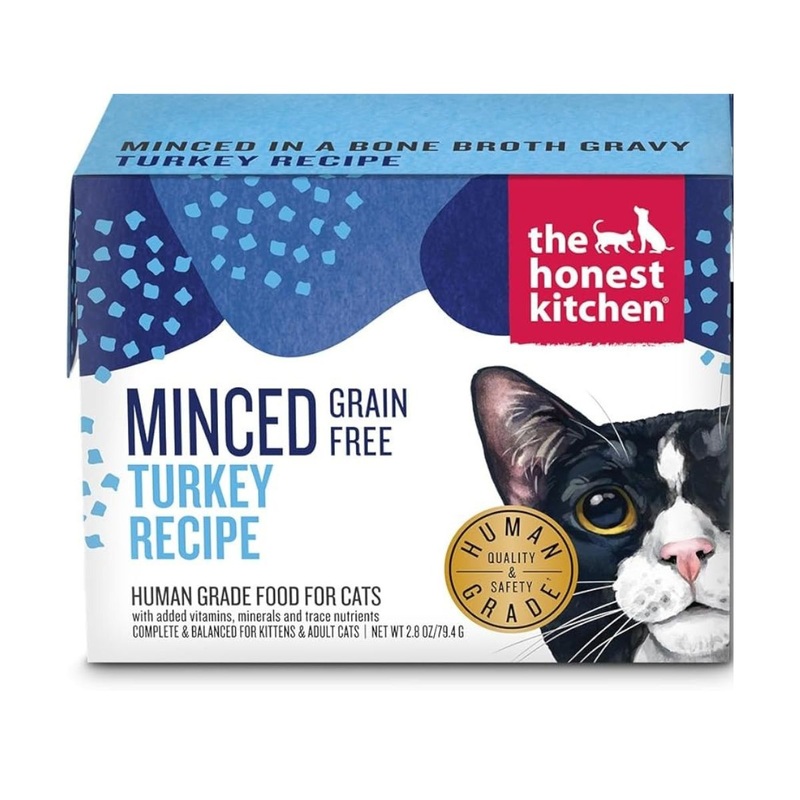 The Honest Kitchen Grain Free Wet Cat Food - Minced Turkey - 2.8oz Tetra Pak