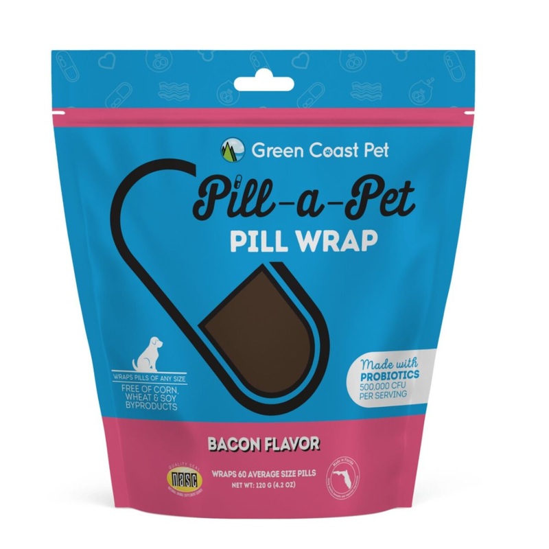 Green Coast Pet Pill a Pet Bacon Flavor