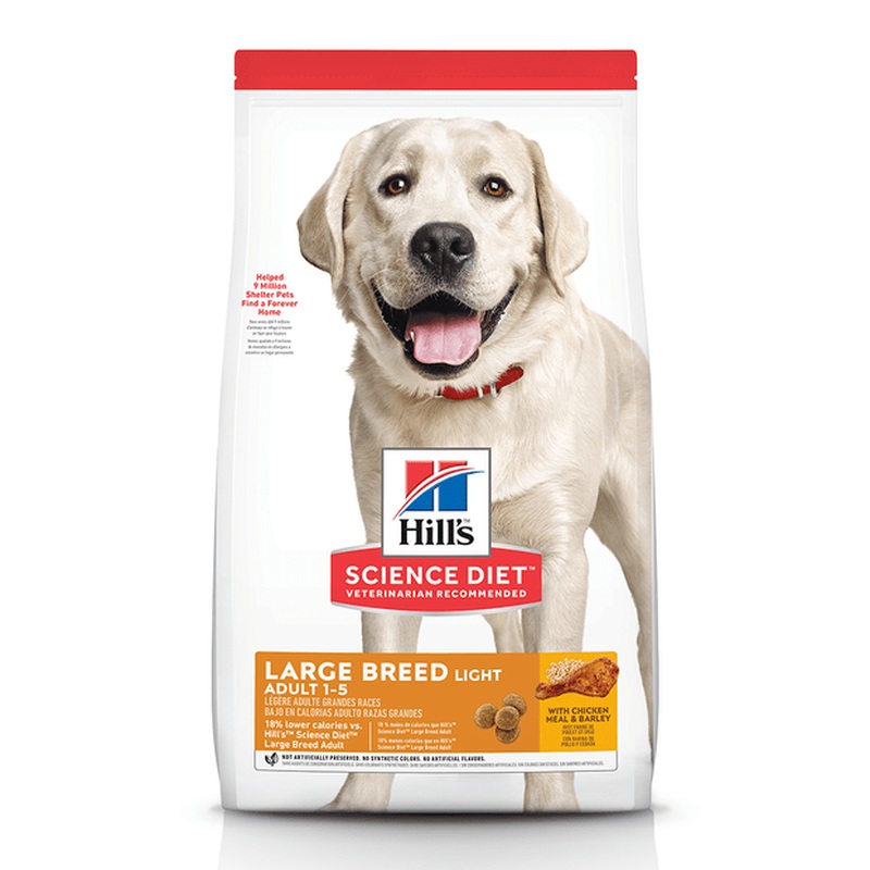 Hills Science Diet Dog Adult Light Large Breed 12kg