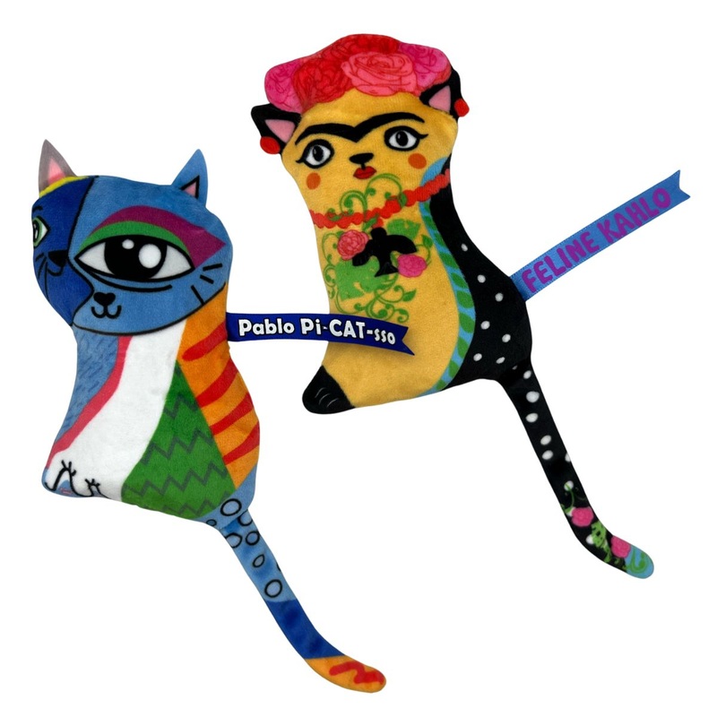 KONG Artz Kahlo/Picasso Cat Toys 2 Pack