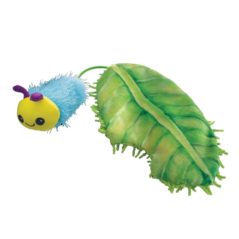 KONG Flingeroo Caterpillar Cat Toy