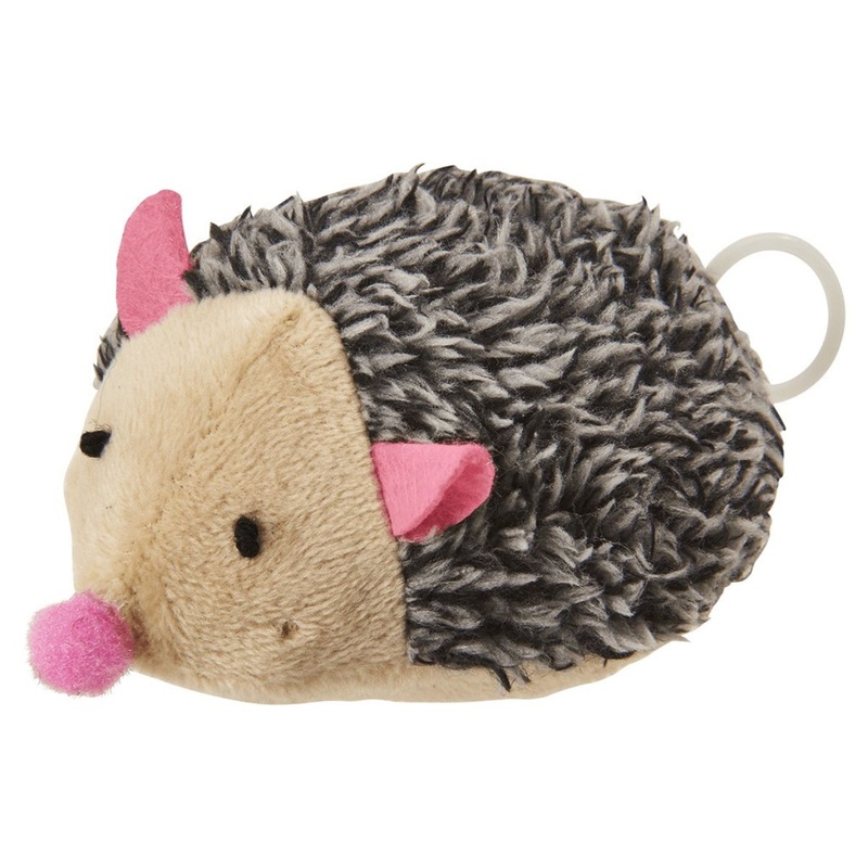 Spot Plush Jittery Hedgehog Cat Toy