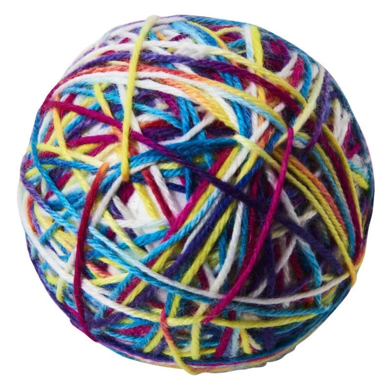 Spot Sew Much Fun Yarn Ball Cat Toy 3.5"