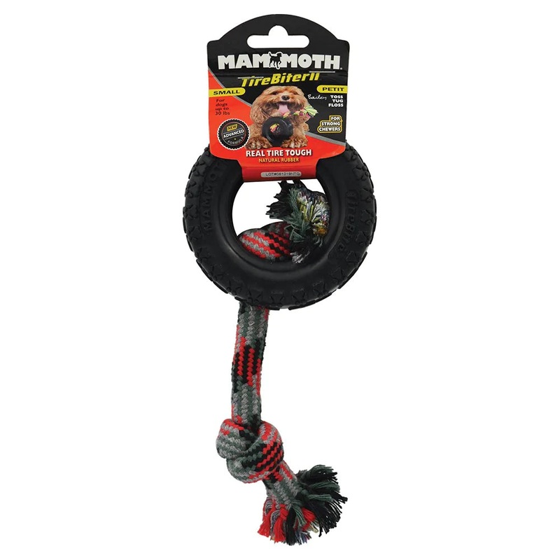 TireBiterII Paw Track Tire with Rope