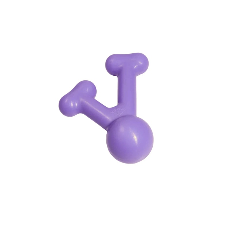 Yomp Funny Bone Purple Dog Toy
