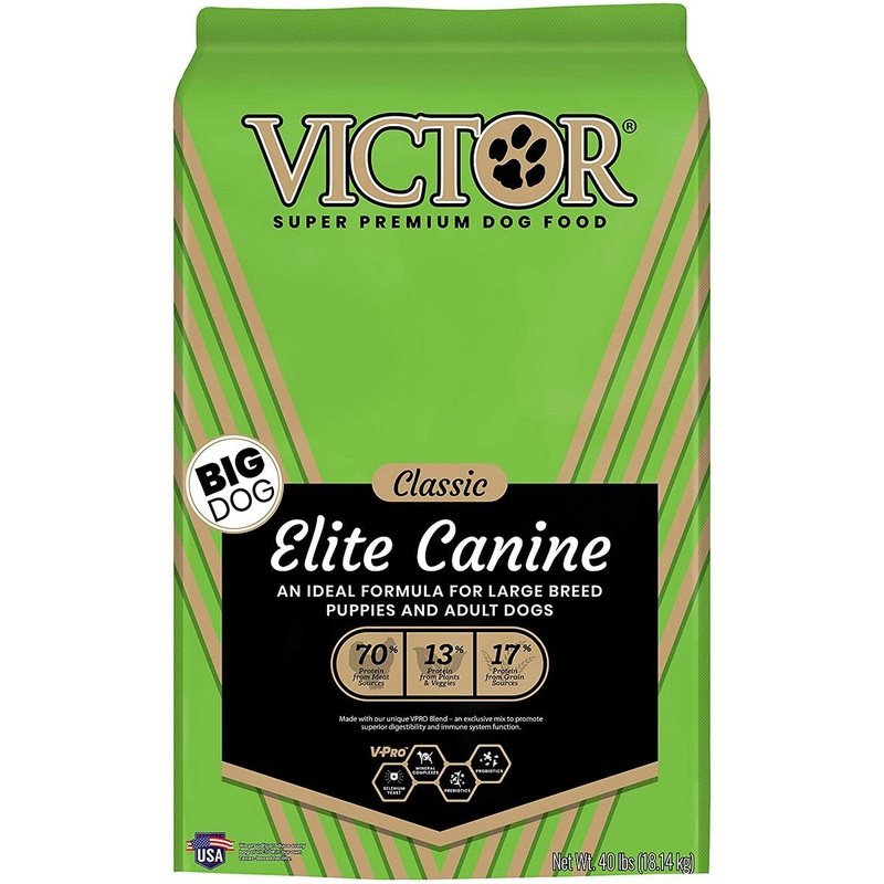 Victor Classic Elite Canine Dry Dog Food - Chicken & Fish - 40lb Bag