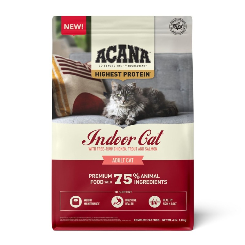 Acana Highest Protein Indoor Entree Dry Cat Food - Chicken, Trout, & Salmon - 10lb Bag