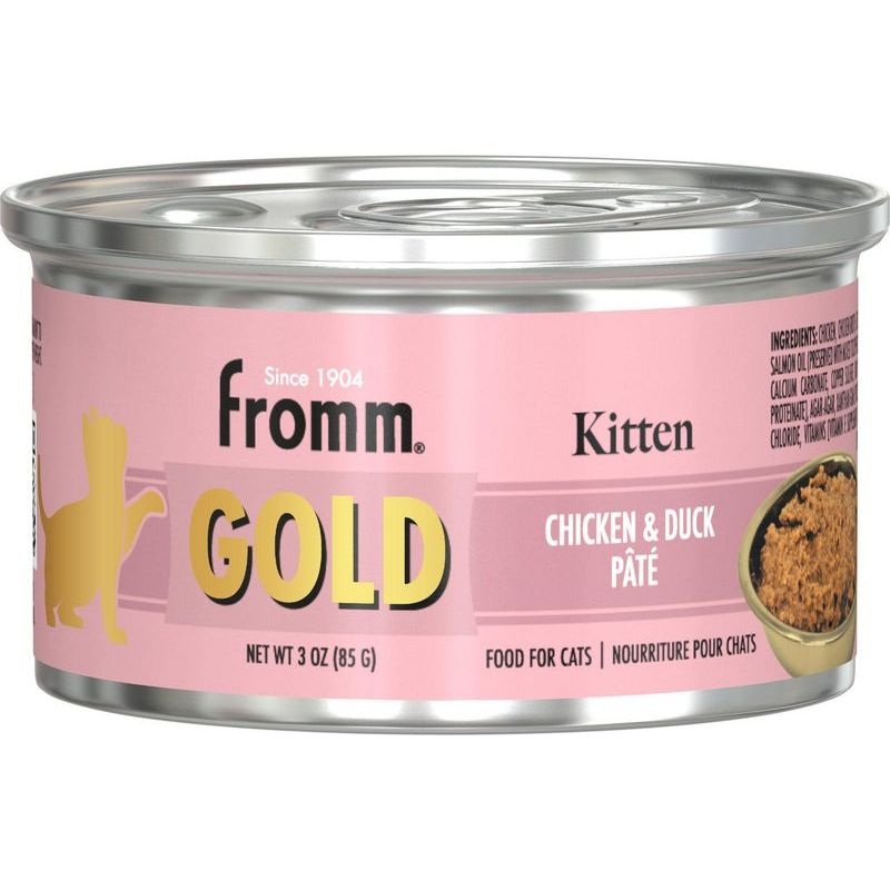 Fromm Gold Kitten Wet Cat Food - Chicken & Duck Pt - 3oz Can