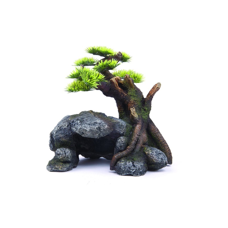 Kazoo - Bonsai With Cave and Plants