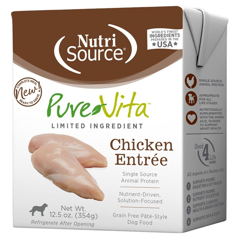 PureVita Tetra Pak Chicken Stew Wet Dog Food 12.5oz