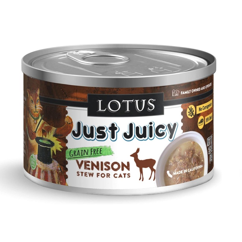Lotus Cat Just Juicy Venison Stew 2.5oz
